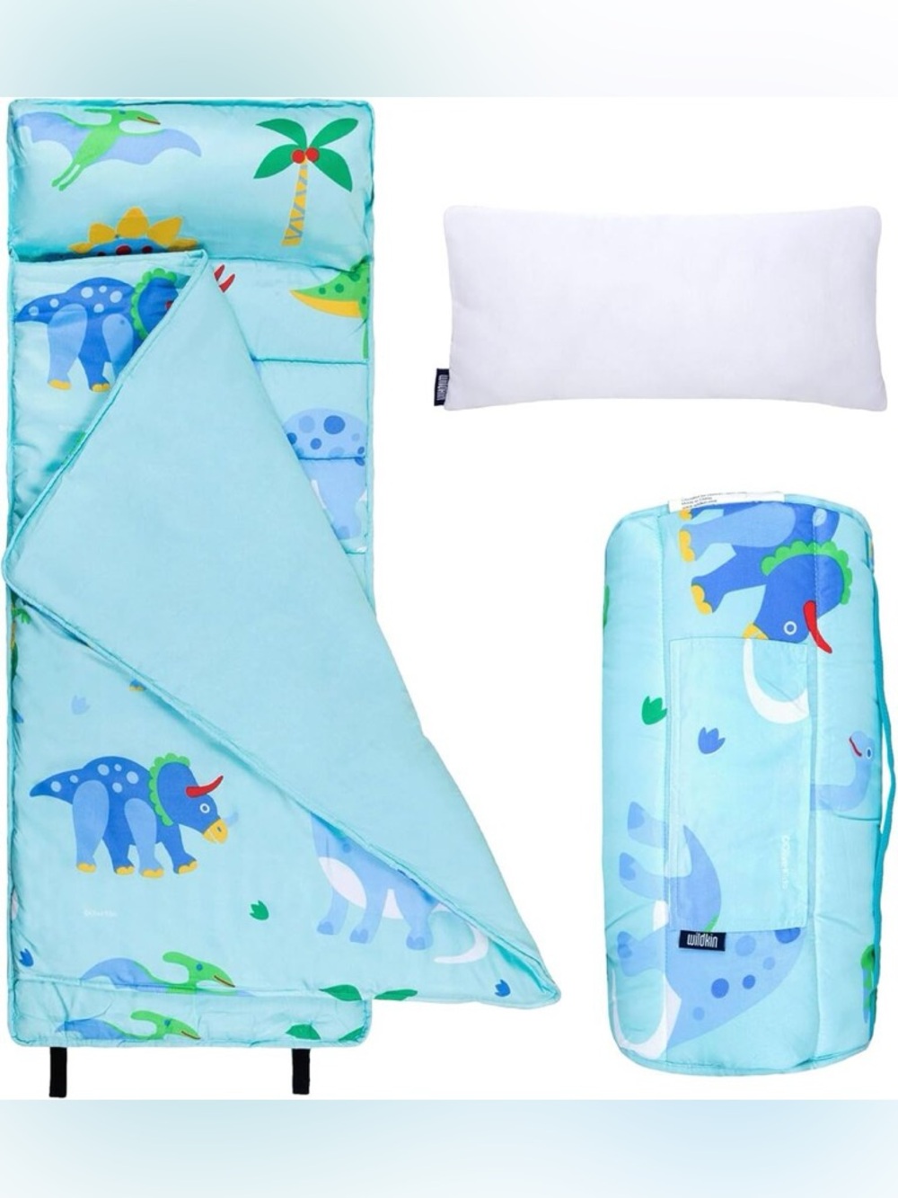 NEW Wildkin Nap Mat Sleeping Bag for School or Camping - Dinosaurs